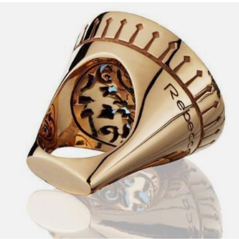 Rebecca Jewelry Tropezienne Oval Stone Ring